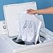 Household Essentials 135 Polyester Sneaker Wash and Dry Bag for Laundry Machines - White