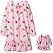 Dollie & Me Girls' Santa Cupcake Sleepwear Nightgown