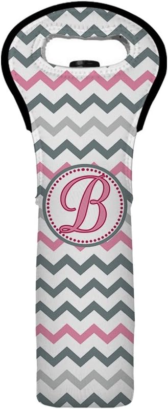 monogrammed insulated wine tote