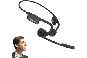 Open Air Conduction Wireless Bluetooth Headset with Microphone, Stuffdatas Morereinforced Bluetooth Headset, Noise Canceling 