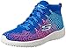 Skechers Kids Girls' Burst-Sweet Symphony Sneaker,Blue/Hot Pink,11 M US Little Kid