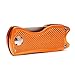 Mile High Life All Metal Foldable Golf Divot Tool with Pop-up Button & Magnetic Ball Marker, Golf Club Holder (Orange Fish)
