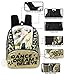 Nickelodeon JoJo Siwa 16\ Gold Glitter & Black Backpack With Pom Zipper  2 Front Compartments And 2 Side Mesh Pockets