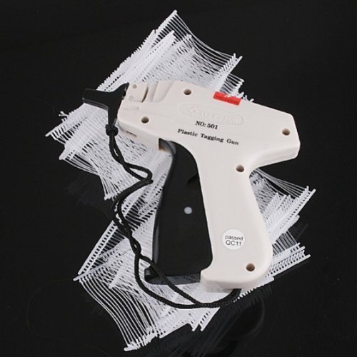 UZZO 2014 New Arrive Tag Attaching Gun Fine Fabric Gun Standard Gun Clothing Footwear Hang Tags Price Label Tag