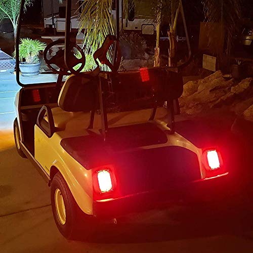 10L0L Golf Cart LED Headlights and Tail Light Kits for Club Car DS Gas