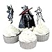 Star Wars Theme Party Decorative Cupcake Topper for Kids Birthday Party