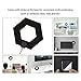 Bestrillion 50+ Miles Amplified HDTV Antenna, Omni-directional Antenna with Sure Grip, 10FT High Performance Coax Cable - Upgraded Version - Black