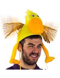 Tigerdoe Duck Hat â€“ Flapping Wing Duck Hat - Novelty Hat - Farm Animal Hat - Duck Costume Accessories