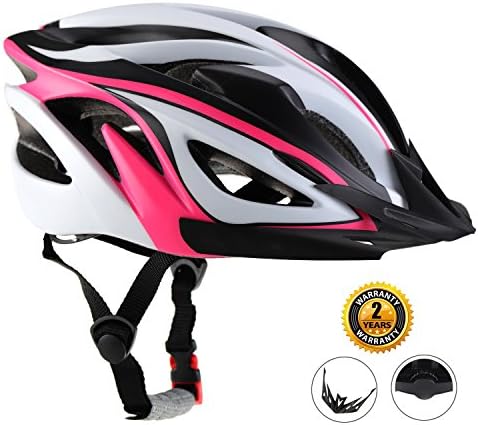 EASECAMP Lightweight Bike Helmet for Adult Men and Women with Detachable Liner and Adjustable Strap, CPSC Certified (Pink)
