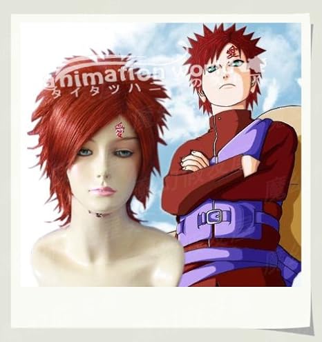 Amazon コスプレウィッグ Naruto ナルト 五代目風影 我愛羅 ガアラ コスチューム コスプレ 仮装 通販