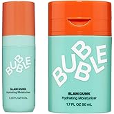 Bubble Skincare Slam Dunk Bundle - Hydrating Face Cream for Dry Skin Made with Vitamin E + Aloe Vera Juice for a Glowing Complexion - Skin Care with Blue Light Protection (50ml + 10ml, 2 Count)