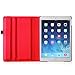 Fintie iPad Air 2 Case (2014 Release) - 360 Degree Rotating Stand Protective Case Smart Cover with Auto Sleep/Wake Feature for Apple iPad Air 2, Red