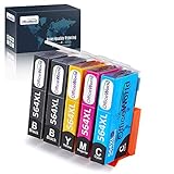 Office World Compatible Ink Cartridge Replacement for HP 564 XL 4 Color, Compatible with HP Photosmart 5520 6520 7520 5510 6510 7510 7525 B8550 C6380 D7560 Premium C309A C410
