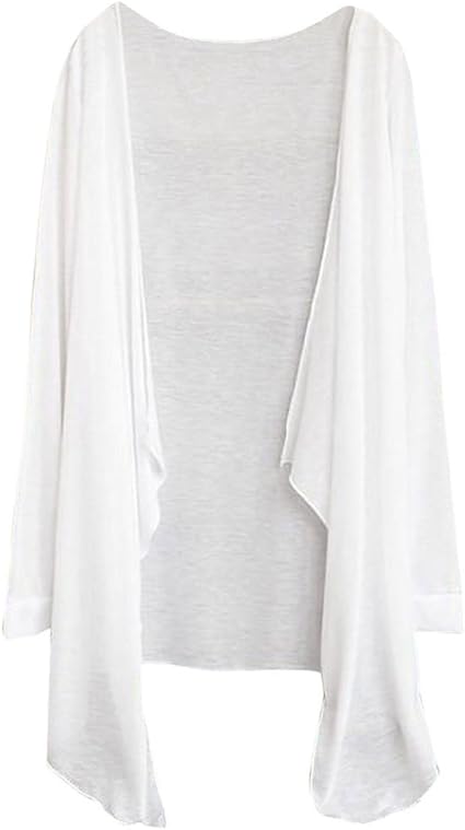 Thin white long cardigan Clearance