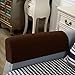 Hanhao Armrest Cover Ultra Thick and Soft Spandex Stretch Pixel Arm Cover for Recliners Sofas Chairs Loveseats Elastic Anti Slip Furniture Armrest Protector for Couch Set of 2 (Chocolate)