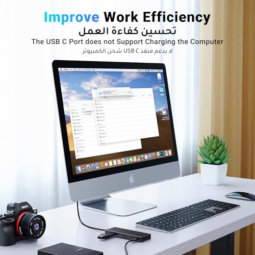 UGREEN USB C Hub 10Gbps, 4 Type C 3.2 Gen 2 Ports Adapter High-Speed USB Hub Multiport Adapter Extension for Laptop, Desktop PC, Xbox, PS5, Mouse, Keyboard, Flash Drive, U Disk, Printer