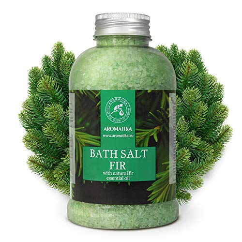 Fir Bath Salt with Natural Fir Essential Oil 21.16 Ounces – Natural Bath Sea Salt – Coniferous Salts – Best for Bath – Good Sleep – Relaxing – Body Care – Beauty – Aromatherapy