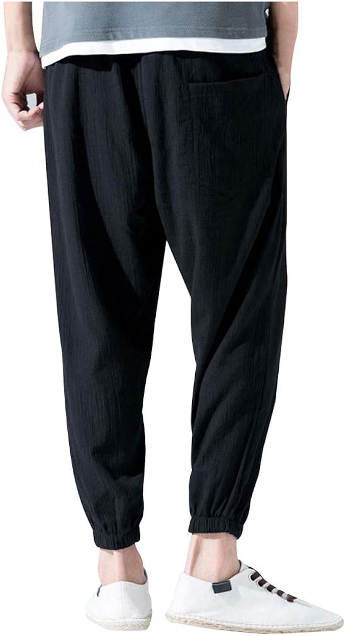 mens lightweight jeans with elastic waist