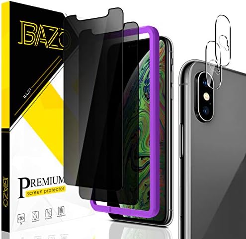 [2+2 Pack] BAZO Anti Spy Privacy Screen Protector