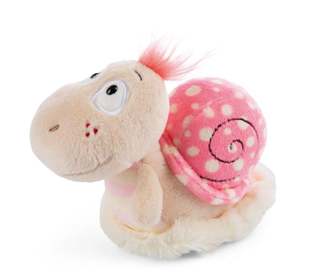 NICI Kuscheltier Schnecke 17 cm – Schnecken Plüschtier für Mädchen, Jungen & Babys – Flauschiges Stofftier zum Spielen, Sammeln & Kuscheln – Gemütliches Schmusetier 4