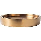 Fenteer Chiller Bowl Seafood Serving Dish Sashimi Ice Plater Durable Round Chilled Tray Party Double Wall Serving Bowl Chille