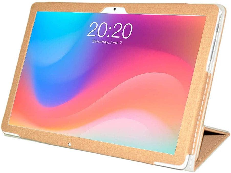 RLTech Case for TECLAST P10SE, Slim Lightweight Smart Shell Folio Cover with Stand Function for TECLAST P10SE Tablet, Gold - Image 5