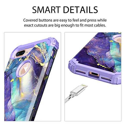 Rancase for iPhone Plus Case,iPhone Plus Case,Three Layer