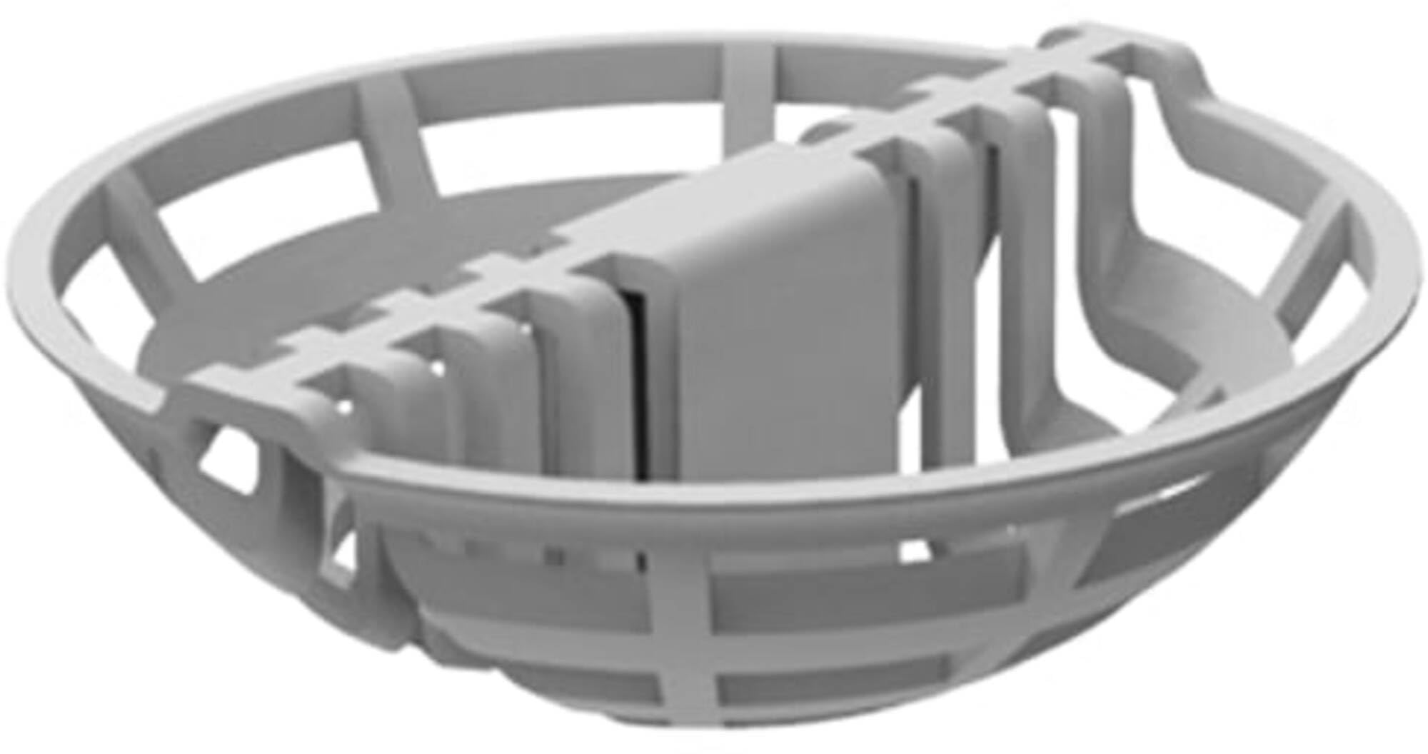 ACO Plastic DRAIN_STRAINER for Shower, 38 mm, E-Line Series, Hair Strainer, Modern Style