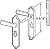 Prime-Line Products K 5063 Security Door Lever Set, Black Dimpled
