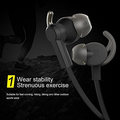 image for Cornmi Oucles In Ear Headphones, Noise Isolating Sweatproof Wired 3.5M