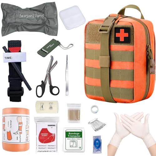 Erste Hilfe Set, Medizinische Taktische Tasche,Medizinische Tasche für Camping, Jagd, Wandern, Zuhause,Auto und Abenteuer,Trauma Kit,Military Combat S