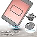iPad Mini Case, YOUMAKER Heavy Duty Apple iPad Mini Full-body Rugged Protective Case with Kickstand and Built-in Screen Protector for Apple iPad Mini 3 (2014) and iPad Mini 2 (2013), Rose Gold/Gray