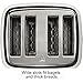 Proctor Silex 24216 Toaster with Wide Slots & Toast Boost, 4-Slice, White