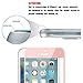 [2 Pack Rose Gold] iPhone 6 6s Plus Screen Protector, DONWELL Full Cover Mirror Effect Tempered Glass Screen Protector for iPhone 6 6s Plus [HD Clear] [ Scratch-Resistant] [Bubble Free]