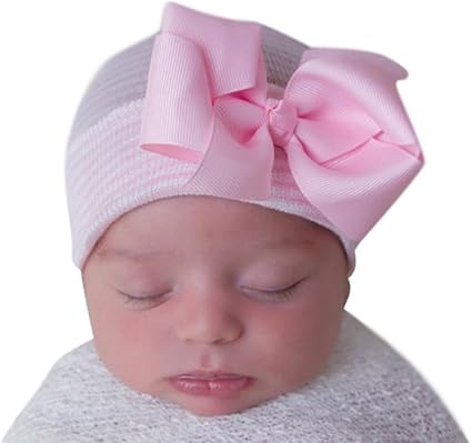 newborn hat with bow uk