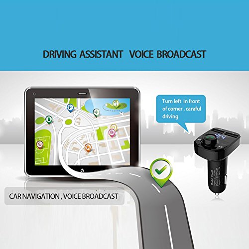 WinnerEco Bluetooth Car MP3 Player FM Transmitter Wireless Adapter Double USB Charger