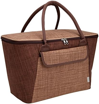ABNII Large Compacity Thermal Tote Bag Insulated Lunch Box Cooler Bag Picnic Bento Bag