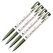 Dong-a Miffy Oil Based Ink Ball Point Pen Excellent Writing (6 Color/pack of 24 Pens) Blue/black/red/green/pink/sky Blue/