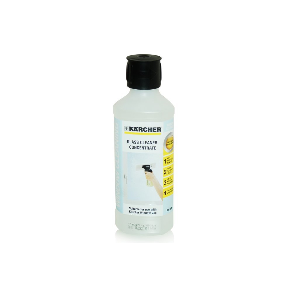 Karcher Genuine KARCHER WV50 WV70 WV60 WINDOW VAC Cleaner Glass Cleaner 500ML, Watt, Bar,