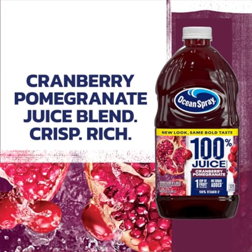 OCEAN SPRAY® 100% JUICE CRANBERRY POMEGRANATE JUICE BLEND, 64 FL OZ BOTTLE