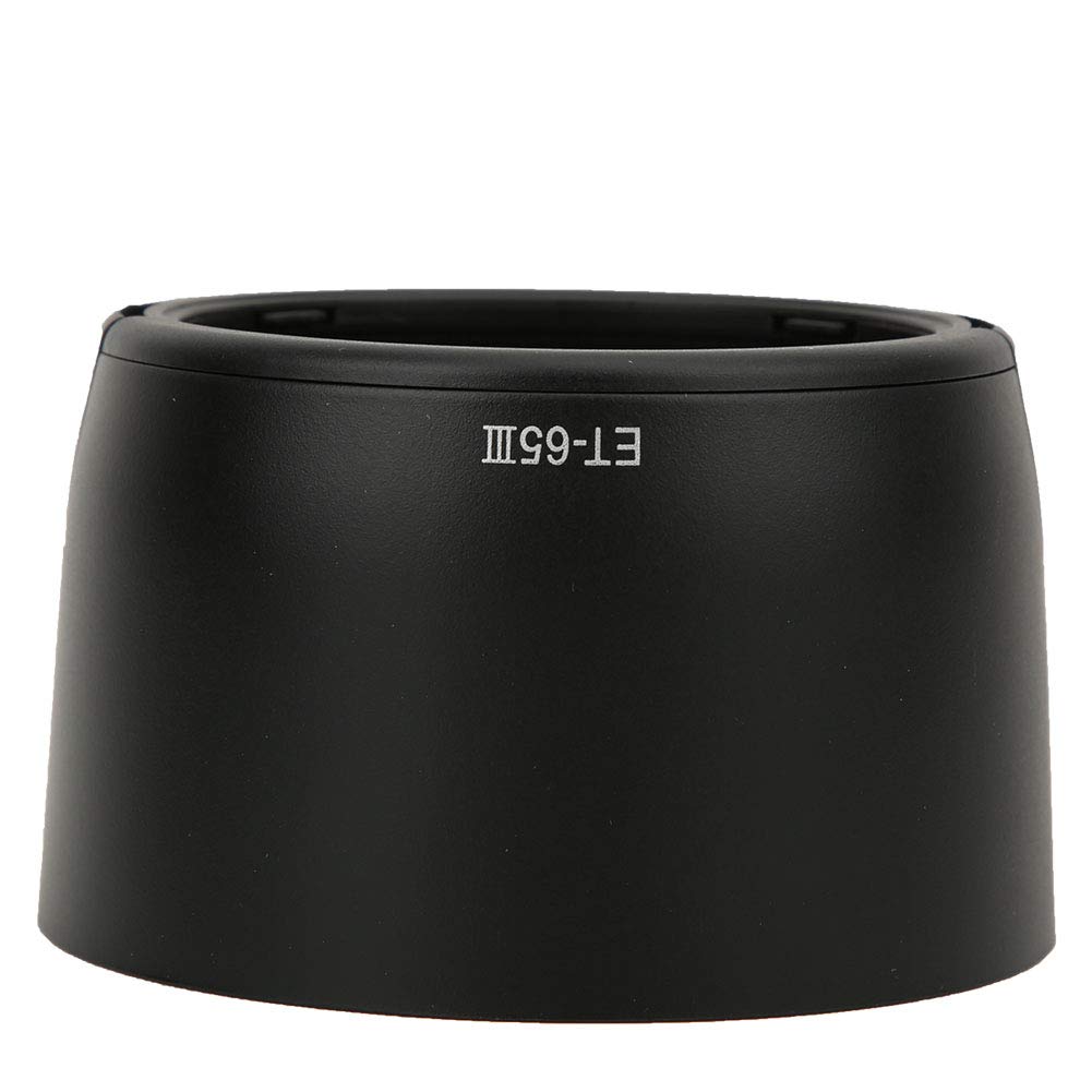 ciciglow 85mm Plastic Lens Hood Replacement, Camera Lens Hood, Avoid Unwanted Light, Avoid Glare, ET-65Ⅲ Lens Hood, for Backlight Photography, for EF 85mm f / 1.8M SH