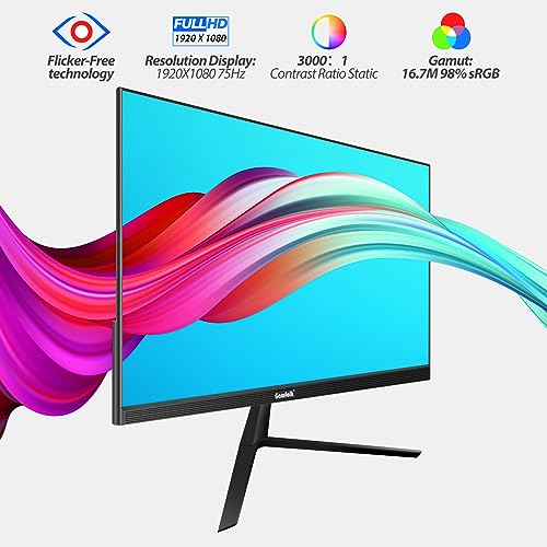 Mua Gawfolk 22 Inch Computer Monitor, 100Hz Ultra-Thin Zero Frame ...