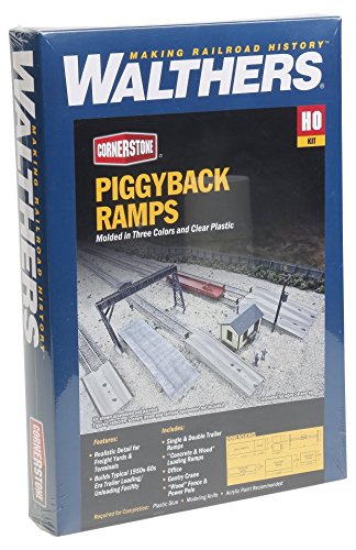 Walthers Cornerstone Piggyback Ramps Kit Train