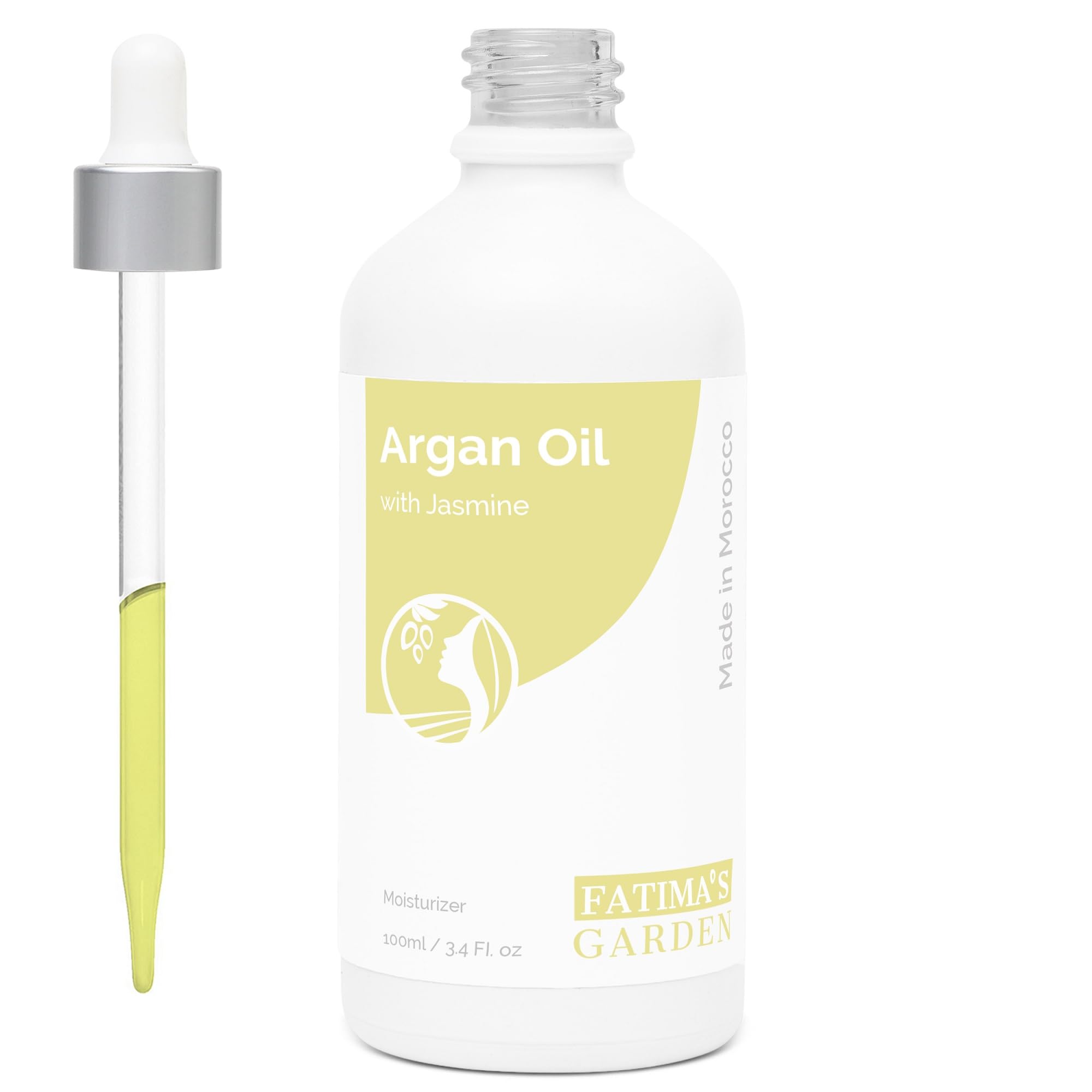 Fatima's Garden Argan Oil with Jasmine - Natural Moisturizer, 100ml