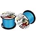 Pisfun SuperPower 500M(547 Yard)/1000M(1100 Yard) Braided Saltwater Fishing Line 4 Strands 14-80LB Advanced Superline Green Orange Grey Yellow White Blue Color