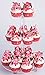 YestBuy 3 Tier Maypole Round Wedding Party Tree Tower Acrylic Cupcake Display Stand (3 Tier Round with Base(6