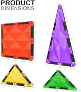 Desire Deluxe Magnetic Building Blocks Tiles STEM Toy 37pc 3-8 Age view 4