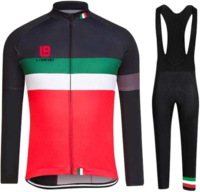 Amazon 冬用 サイクルジャージー 上下 セット 冬の暖かいメンズアウトドアスポーツウェア 長袖tシャツサイクリング服 自転車服 赤 Xxl サイクル 自転車 サイクルジャージ 通販