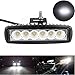 AUDEW LED Light Bars Driving Light Combo Beams 2PCS 18W 1400LM IP68 4 x 4 Off Road Jeep Polaris Razor, ATV, SUV, UTV, Car Truck