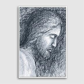 Framed Canvas Home Artwork Decoration Portrait Canvas Wall Art for Living Room, Bedroom - 16x24 inches